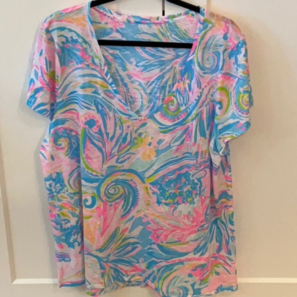 Lilly Pulitzer Etta V-Neck Top